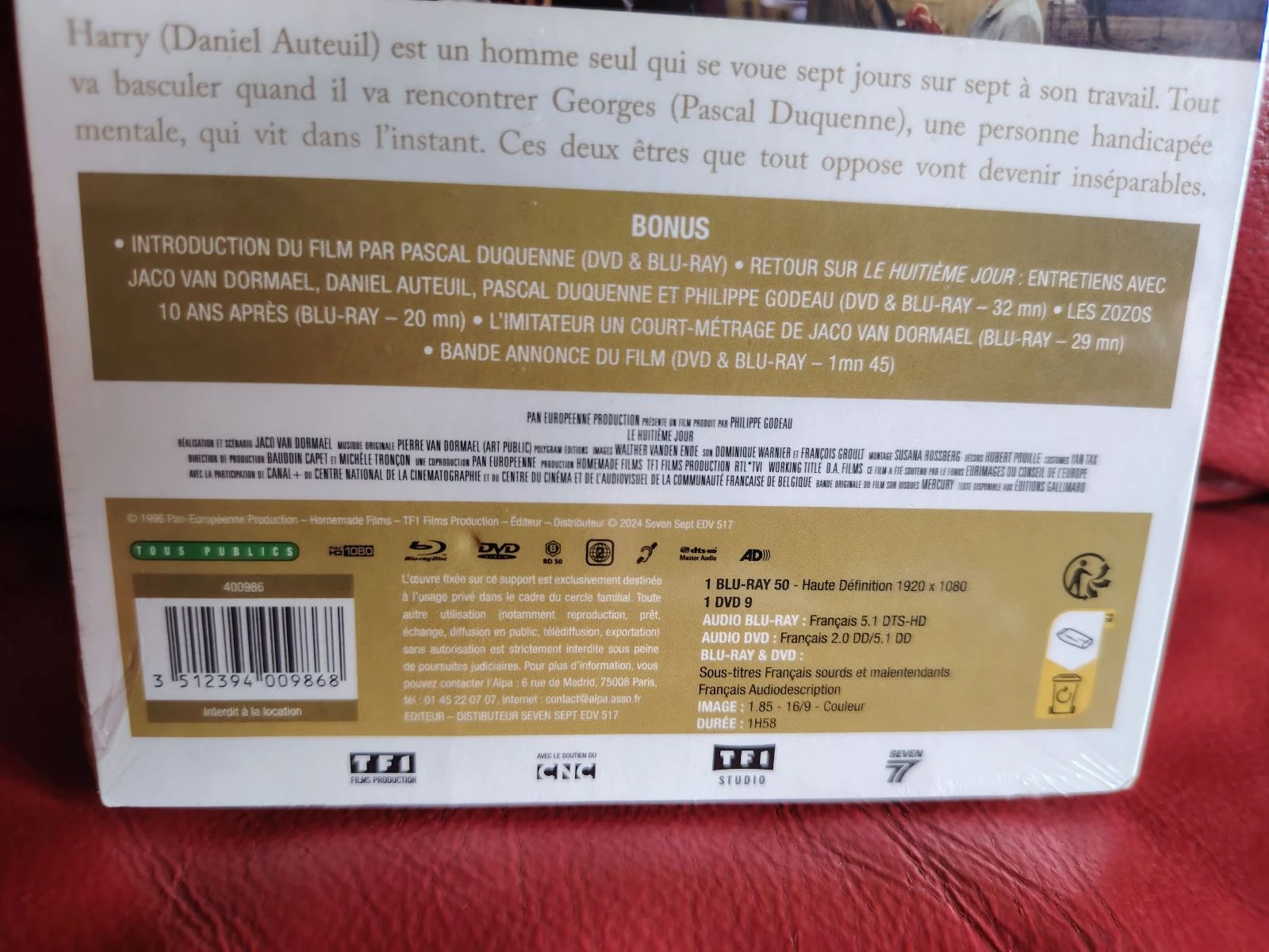 Limited edition eighth day Blu-ray DVD – photo 3